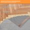 Complete set heating foil fleece-laminated for tiles and glued floor coverings 6.5m