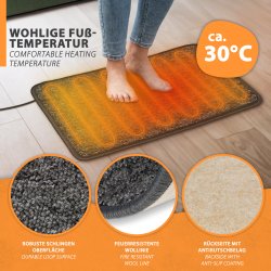 ProC 230V Heizteppich Anthrazit 50x80cm