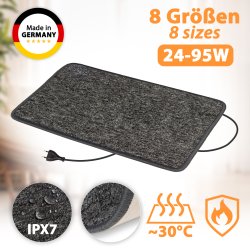 ProC 230V Heizteppich Anthrazit 50x80cm