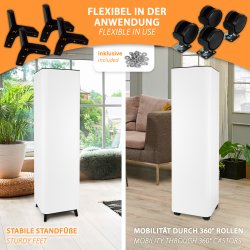 Infrarot WiFi Heizsäule Tower-Pro 500-1000W