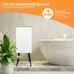Tower500-Pro Infrarot Heizsäule 500Watt für badezimmer geeignet IP44 spritzwasser geschutzt