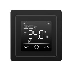 Mi-Heat Mi-750 Black WiFi Smart Thermostat with external floor sensor