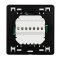 Mi-Heat M3 24V AC/DC Thermostat Schwarz Rückseiten ansicht