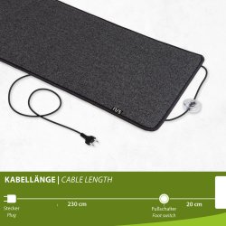 17/5 Heizteppich 35x110cm 100Watt