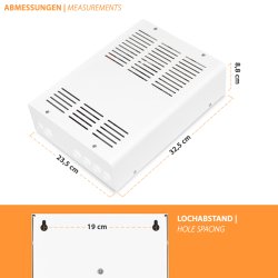 24V Mi-Heat Transformator 2000W (4x 500W)